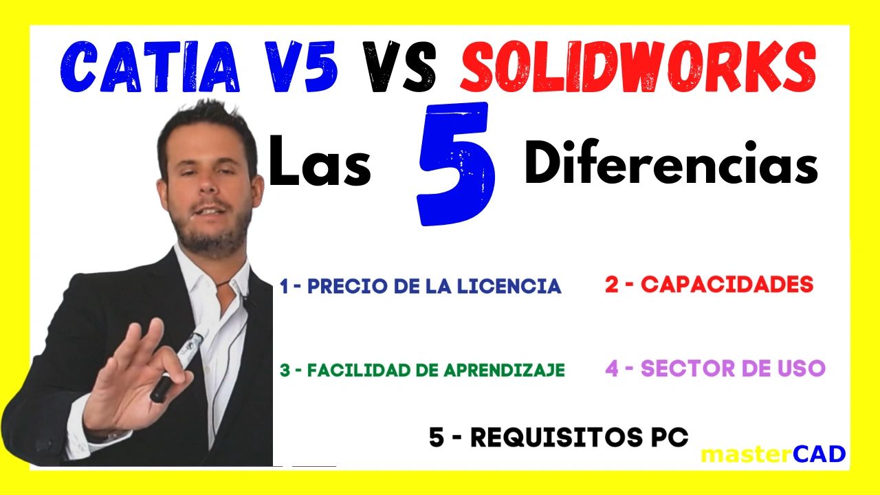 Las 5 Diferencias Catia V5 vs SolidWorks que debes conocer
